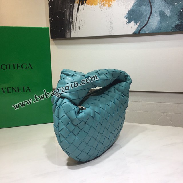 Bottega veneta高端女包 98080 寶緹嘉小號羊皮手工編織女包 BV爆款jodie新版本2代編織打結圓形hobo包  gxz1143